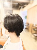 ダークアッシュ×スリークショートボブ/亀戸/錦糸町