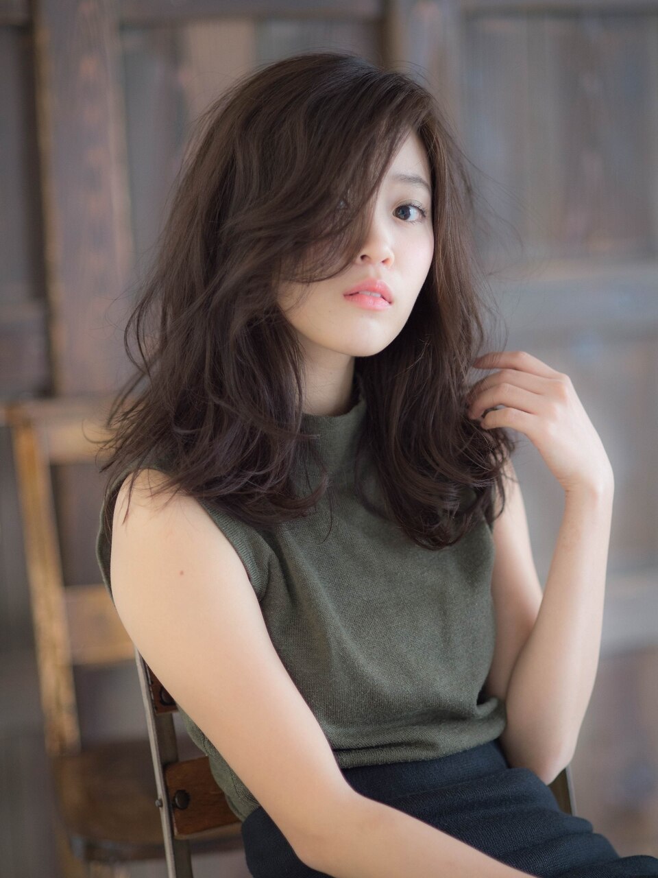 【平日限定♪】 オーガニックカラー+カット+トキオTr \8900