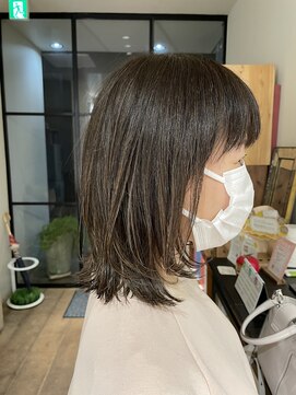 クローゼット 新宿(closet) 外ハネボブ/ペールベージュ[髪質改善/ヘッドスパ白髪染め/新宿】