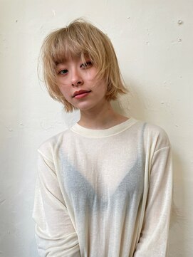 ベル 銀座並木通り店(Belle) 顔周りにレイヤーをいれたボブ＊オシャレ感抜群！