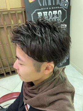 アース 高田馬場店(HAIR&MAKE EARTH) メンズショート×パーマ