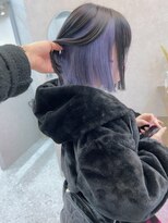 ロンド レア 天神大名店(Lond Le’a)&nbsp;ダブルカラー/インナーカラー/イヤリングカラー/顔まわり/ボブ