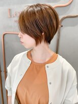 ロンド エスポワール 錦糸町(Lond espoir)&nbsp;斜めバングショート顔周りシルキーベージュ【錦糸町/ショート】