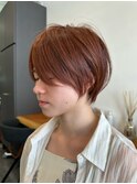 大人ラフウェーブ20代30代40代ボブブラウンスウィングショート