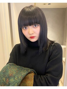 ペレ 渋谷(PELE) ウルフ/マチルダボブ/ピンクベージュ/インナーグレージュ/渋谷