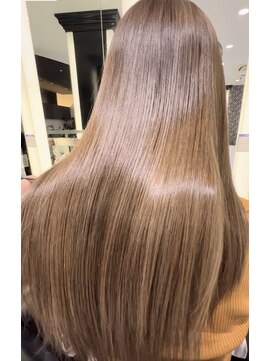 エアー 銀座タワー(AIR) ツヤ髪スタイル/くすみカラー/美髪/ケアカラー　【榛葉】