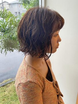 トップヘアー スパアンドリラクゼーション 安城(spa&relaxation) お洒落ボブパーマ