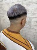 0mmスキンフェードシルバーカラー錦糸町北口