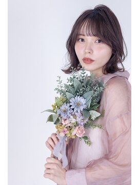 ブリング バイ スノードロップ 吉祥寺(BRING by Snowdrop) 黒髪/グレーベージュ/レイヤーロング/前髪パーマ/吉祥寺