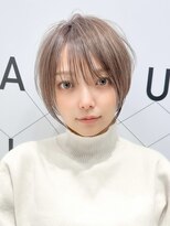 ハルキミナト ジャパン ヨコハマ(HARUKI MINATO japan YOKOHAMA)&nbsp;ミルクティーグレージュショート20代30代40代50代