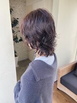 トップヘアー スパアンドリラクゼーション 安城(spa&relaxation) ミディアムウルフパーマ