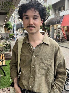 ブラウンズ(BROWNS) 癖を生かしたお洒落ヘア【西荻メンズカット】