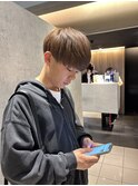 【メンズ】　ナチュラルマッシュスタイル