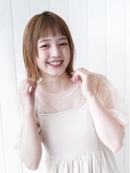 メルク ユニ(merc.uni)の写真/トレンドを意識した、柔らかく透明感のあるカラーで周りと一気に差をつける☆ダメージレスにオシャレ度UP！