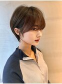 大人美人ショート/メルティカラー/似合わせカット/30代40代福岡