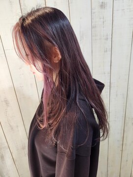 エスポワール 北習志野店(ESPOIR) フェイスフレーミング×カシスピンク