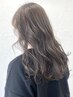 【髪を傷めず、こなれカラー】ブリーチなしダブルカラー　12100円　＃上野
