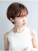 仙台/髪質改善/ハイトーンカラー×マッシュボブショートc