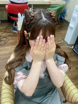 ヘアセットアップス(UP's) 間違いなく可愛い♪『ネコ耳＋三つ編み＆ツインテール』