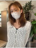 夏カラー柔らかオレンジベージュ