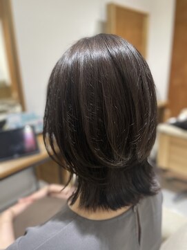 ヘアリゾート粋 リマ 銀座店(lima) ミディアム/レイヤーカット/ウルフ/ブラウン