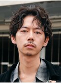 銀座ルーズパーマシャドウパーマスパイラルパーマメンズヘア　