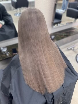 エン 栄店(enne) 大人ガーリー/ダークアッシュ/ミディアムレイヤーカット/栄