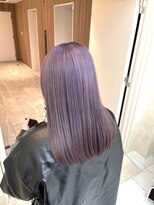 ソエル(Sowel) ワンブリーチでラベンダーカラー