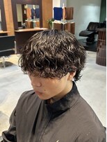 アトラクト バイ ラック 津田沼(Attract by LUCK)&nbsp;波巻きパーマ/ウルフカット/メンズパーマ/メンズ/ブリーチ