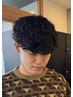 【色気ヘア】シャドウパーマ+メンズカット ¥12,760~
