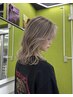 【新規限定】抜け感×ツヤ★カット＋ダブルカラー＋SONQイオントリートメント