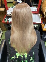 しゅぷうる 瑞江&nbsp;ミルクティーベージュ　ブリーチ１回　瑞江駅　ダブルカラー