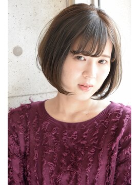 ヘアーサロン クレア(Hair salon Crea) 【Crea】前下がりクールボブ×グレージュカラー