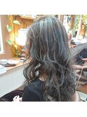 透明感!立体感シルバーアッシュカラー★