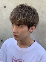 リット×ベリエ(Lit.×belier)&nbsp;メンズハイライトで魅せる立体感とおしゃれさ＊垢抜けた印象を◎