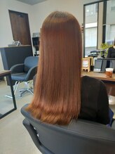 アンドヘアー(AND HAIR) 酸性ストレート＋カラー