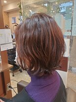 ヘアメイク クリア 本店(hair+make CLEAR) 大人ウエーブボブ　30代40代50代