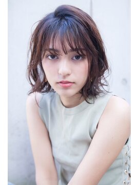 オースティン 流山おおたかの森(AUSTIN) 大人かわいい前髪セシルカットココアブラウンフリンジウェーブ