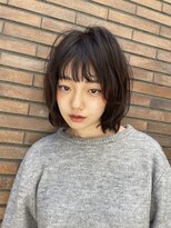 カゼ ダイカンヤマ Kaze DAIKANYAMA&nbsp;アールバングのゆるふわボブ２０代３０代４０代