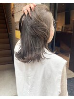 コフィー バイ メルト 吉祥寺(cofy by melt)&nbsp;【松本咲花】ブリーチなし透明感オリーブグレージュ　韓国ヘア