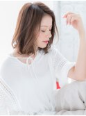 ミックスウェーブで無造作大人エアリーミディf小山20代30代40代