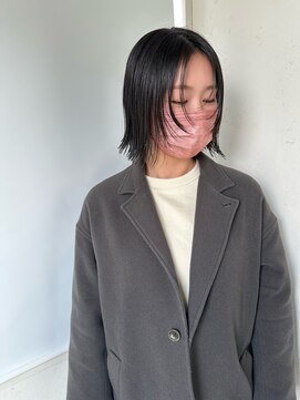 ヘアースタジオゼン アドバンス(hair studio Zen advance) 切りっぱなし顔周りレイヤーボブ