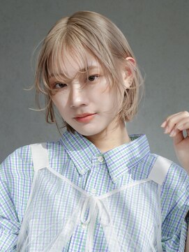 アルバム 池袋(ALBUM) ワンカールボブ_マチルダボブピンクベージュ_9601