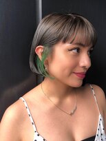 マックス フォー ヘアー(MAX FOR HAIR) 【デザインカット】綺麗なラインのミニボブ×インナーカラー◎