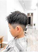 【メンズ★大名】アップバング×キッズカット×刈り上げ×眉毛