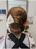 袋井祭り夜会巻き