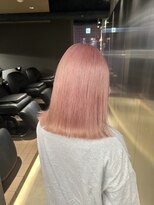 ペレ 栄店(PELE) デザインカラー/レイヤーカット/ウェットヘア/オリーブベージュ