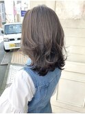 ミディアムレイヤー赤羽2025人気カットカラー