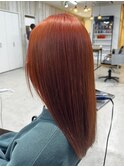 ダブルカラーピンクベージュベージュカラーケアブリーチレイヤー