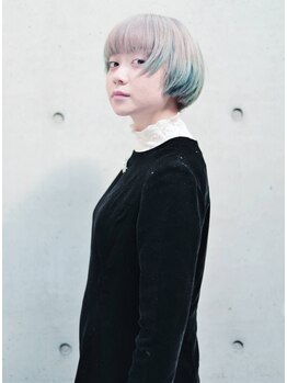 キリ(kiri)の写真/【京都市役所前/ダブルカラー】絶妙なニュアンスのショートカット×ハイトーン/グラデーションなら《kiri》